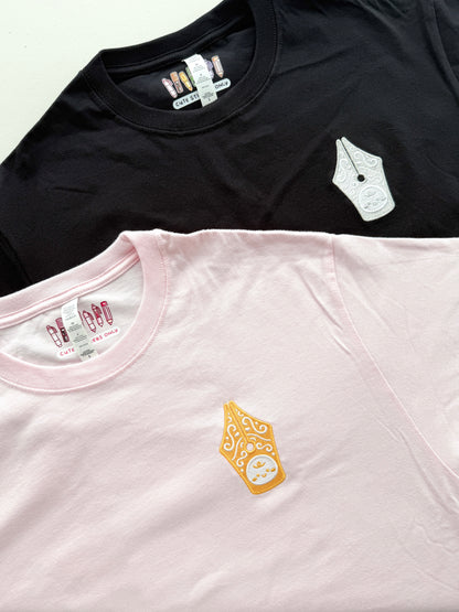 Fountain Pen Nib - Embroidered T-Shirts