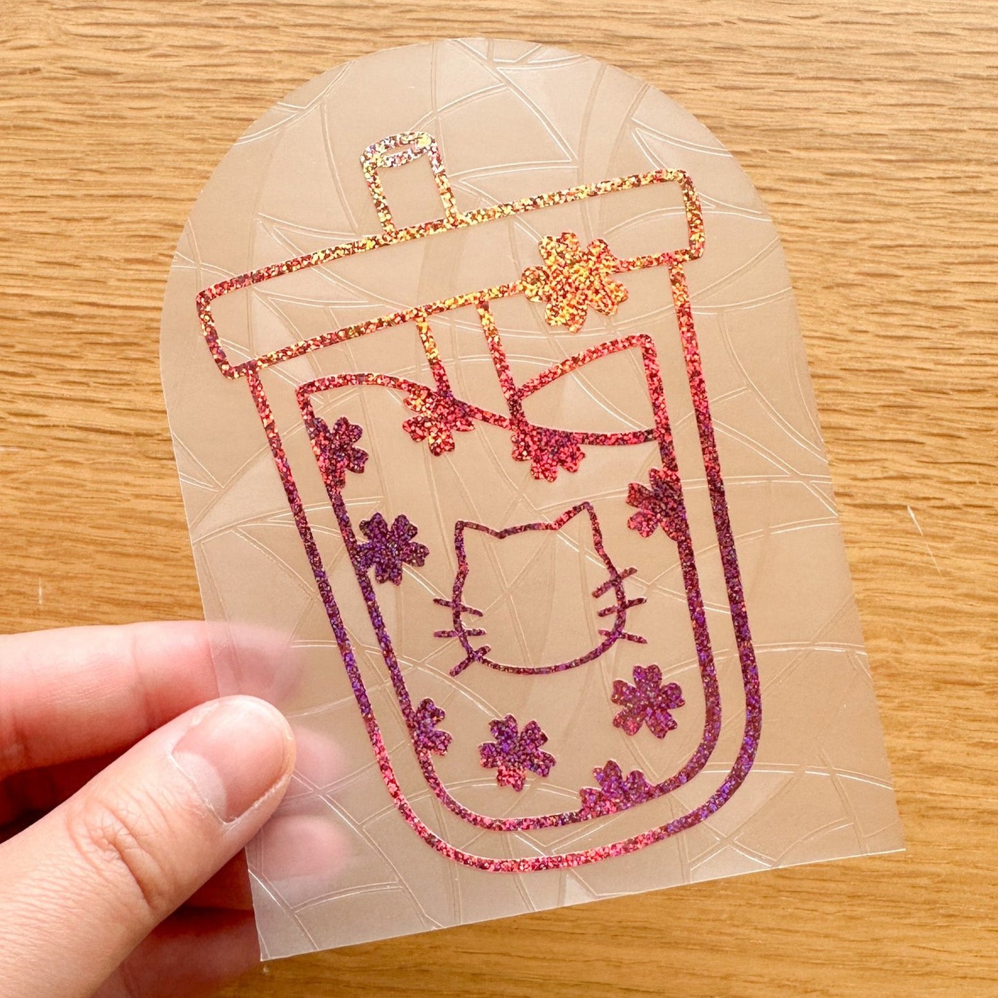 Sakura Boba - Joey and Cake Suncatcher Sticker