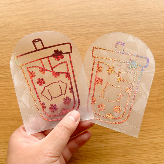Sakura Boba - Joey and Cake Suncatcher Sticker