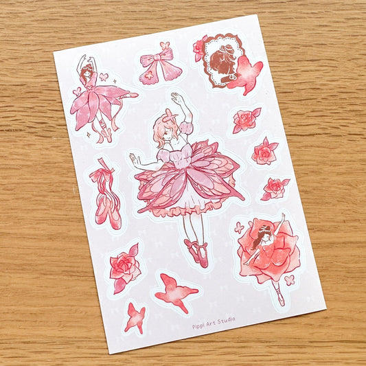 Ballerinas Sticker Sheet