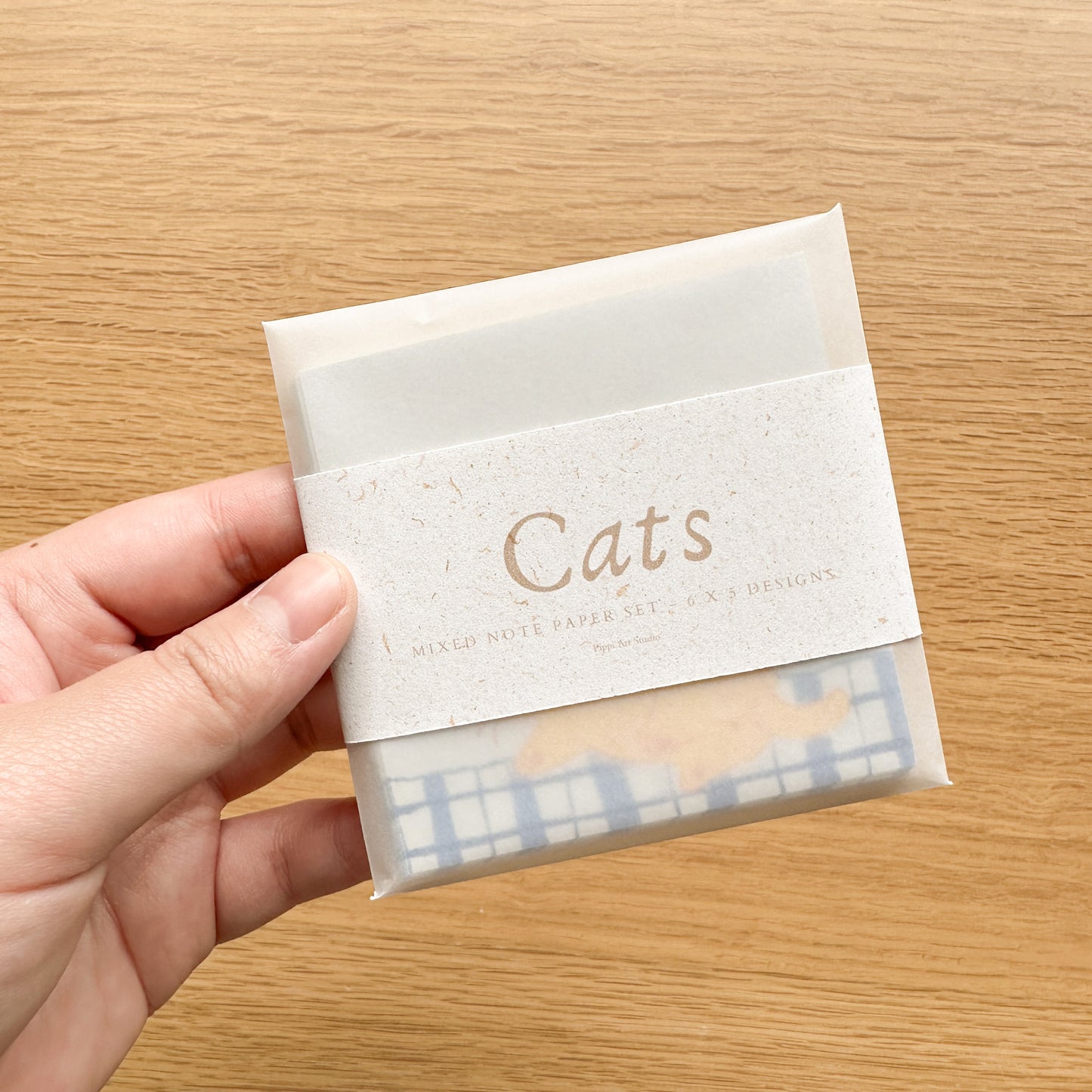 Cats Fundraising Mixed Note Paper Set (5 Designs)