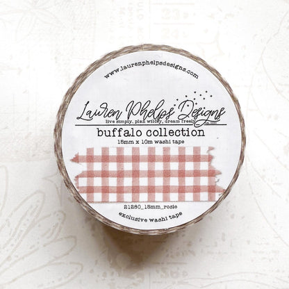 Buffalo Check Satin Washi Tapes 15mm