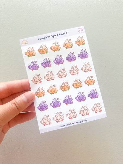 Pumpkin Spice Latte - Sticker Sheets