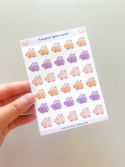 Pumpkin Spice Latte - Sticker Sheets