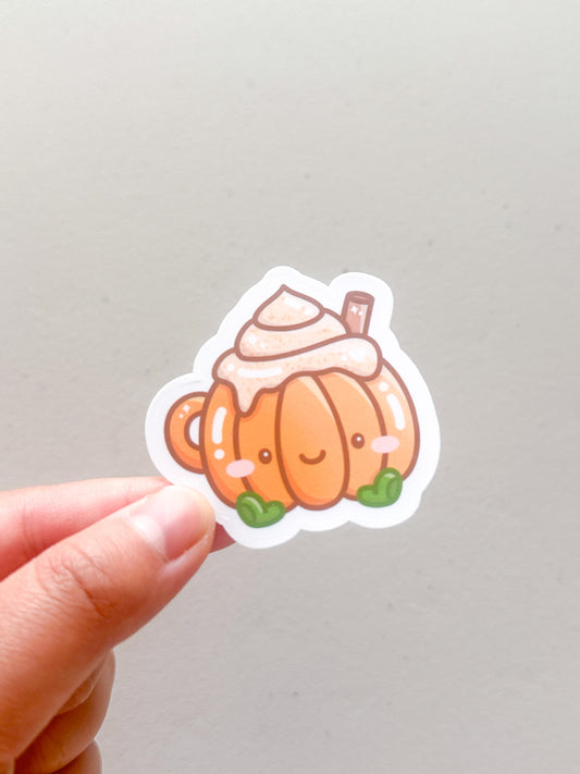 Pumpkin Spice Latte - Matte Die Cut Stickers