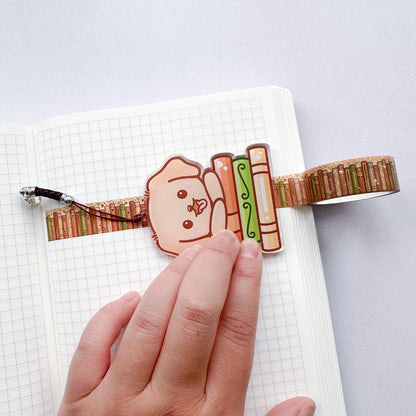 Joey & Cake Cosy Books Washi Cutter Keyrings