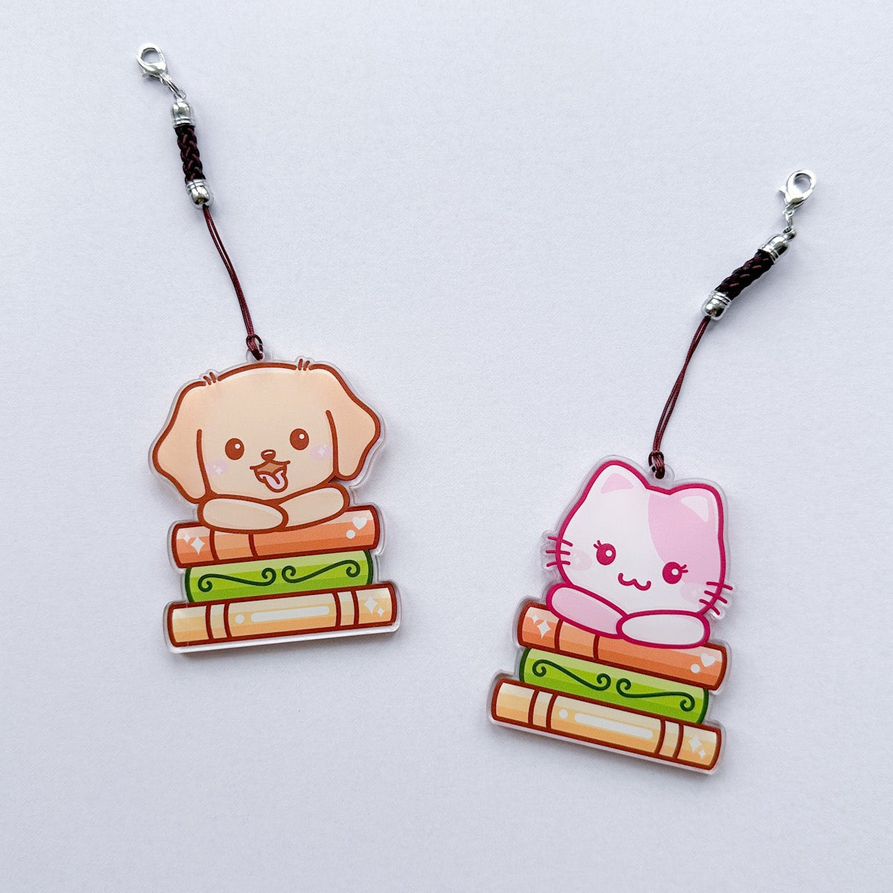 Joey & Cake Cosy Books Washi Cutter Keyrings