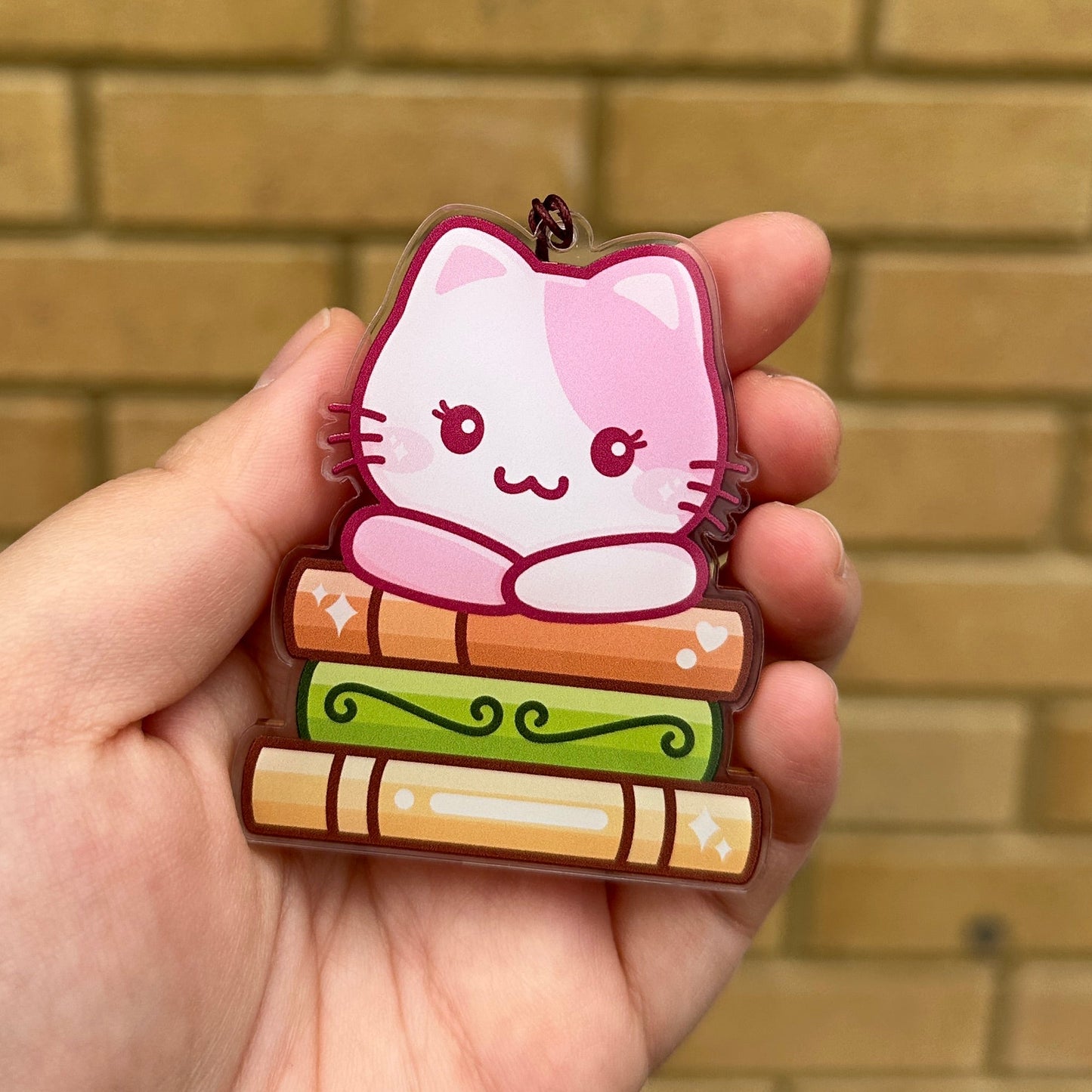 Joey & Cake Cosy Books Washi Cutter Keyrings