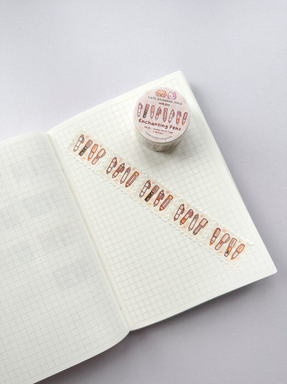 Enchanting Pens - Stamp Washi Tapes