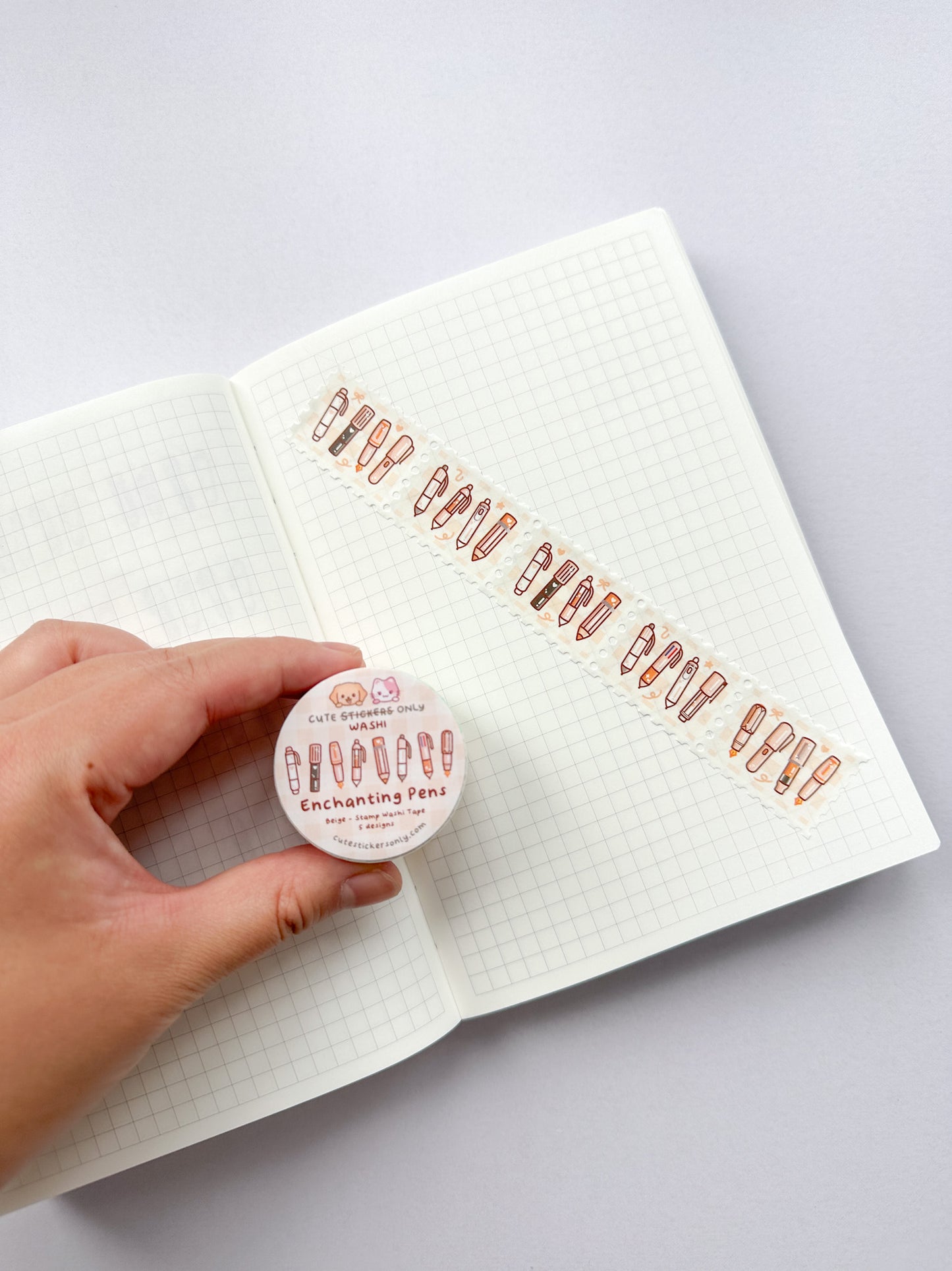 Enchanting Pens - Stamp Washi Tapes