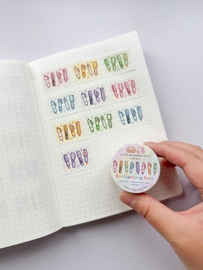 Enchanting Pens - Stamp Washi Tapes