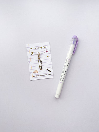 Enchanting Pens Enamel Charms