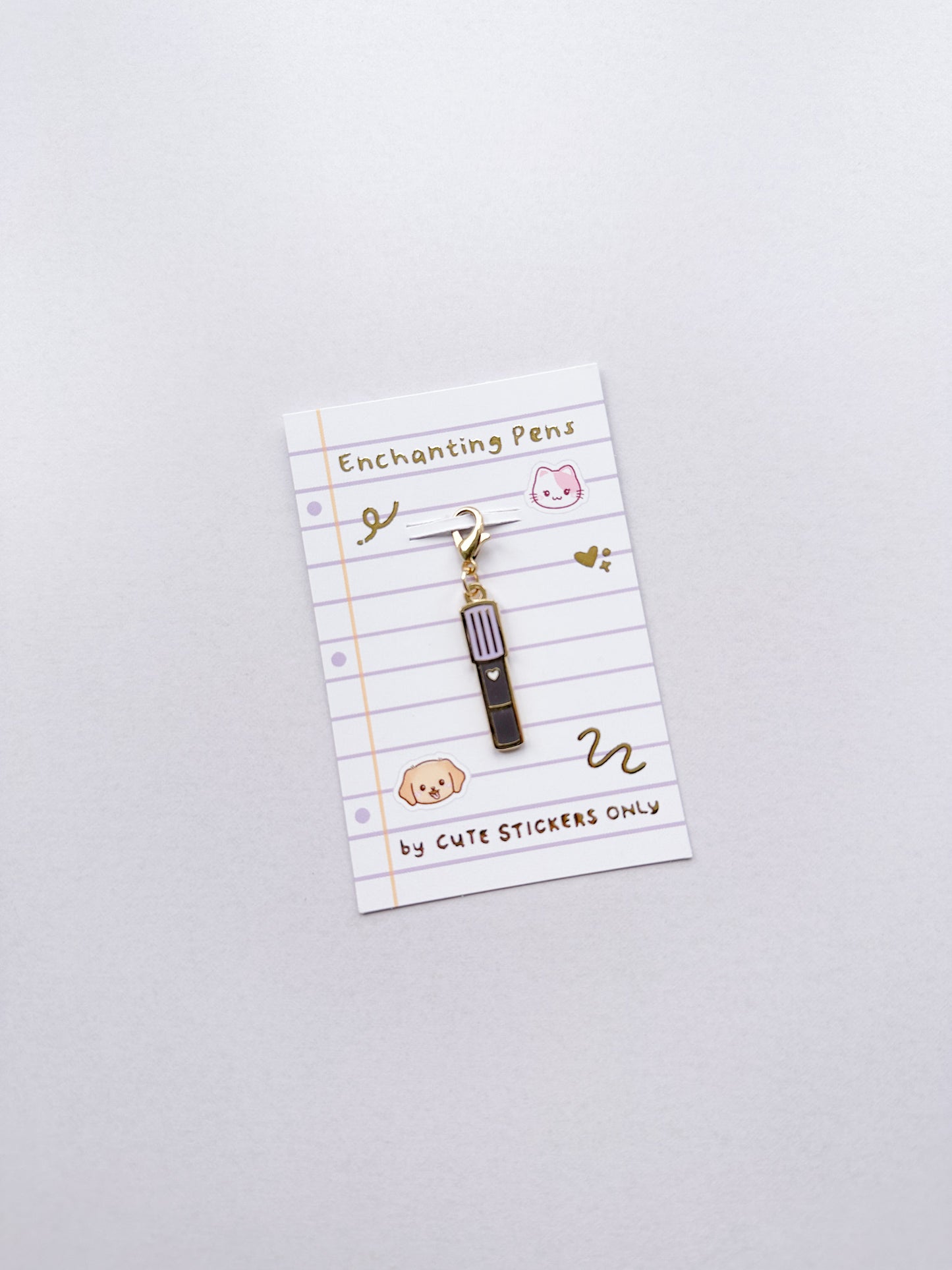 Enchanting Pens Enamel Charms