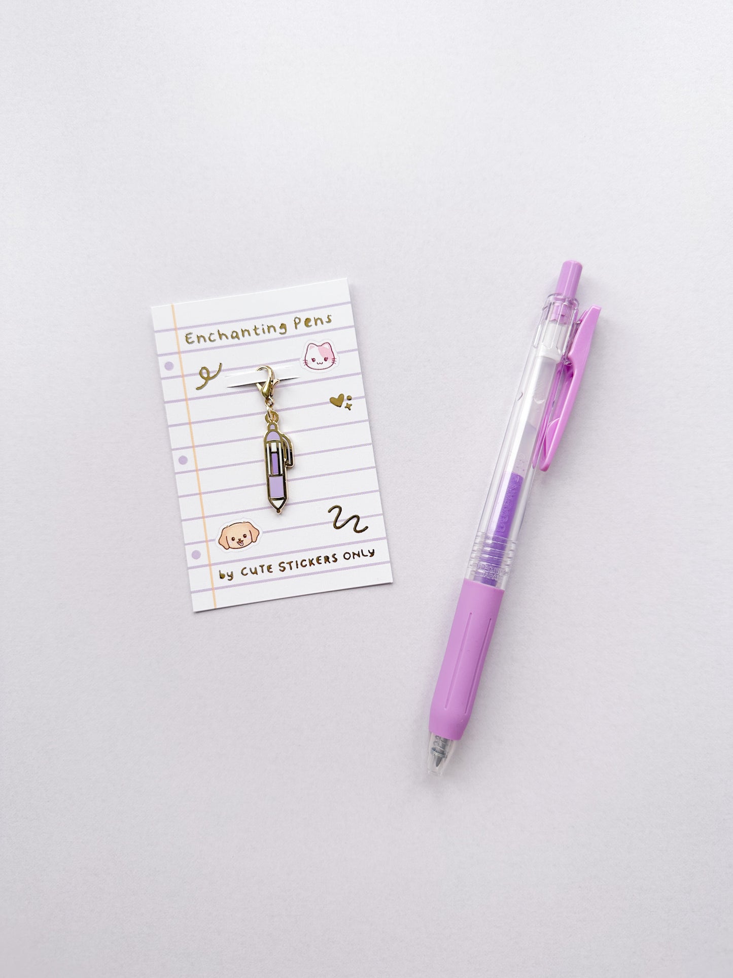 Enchanting Pens Enamel Charms