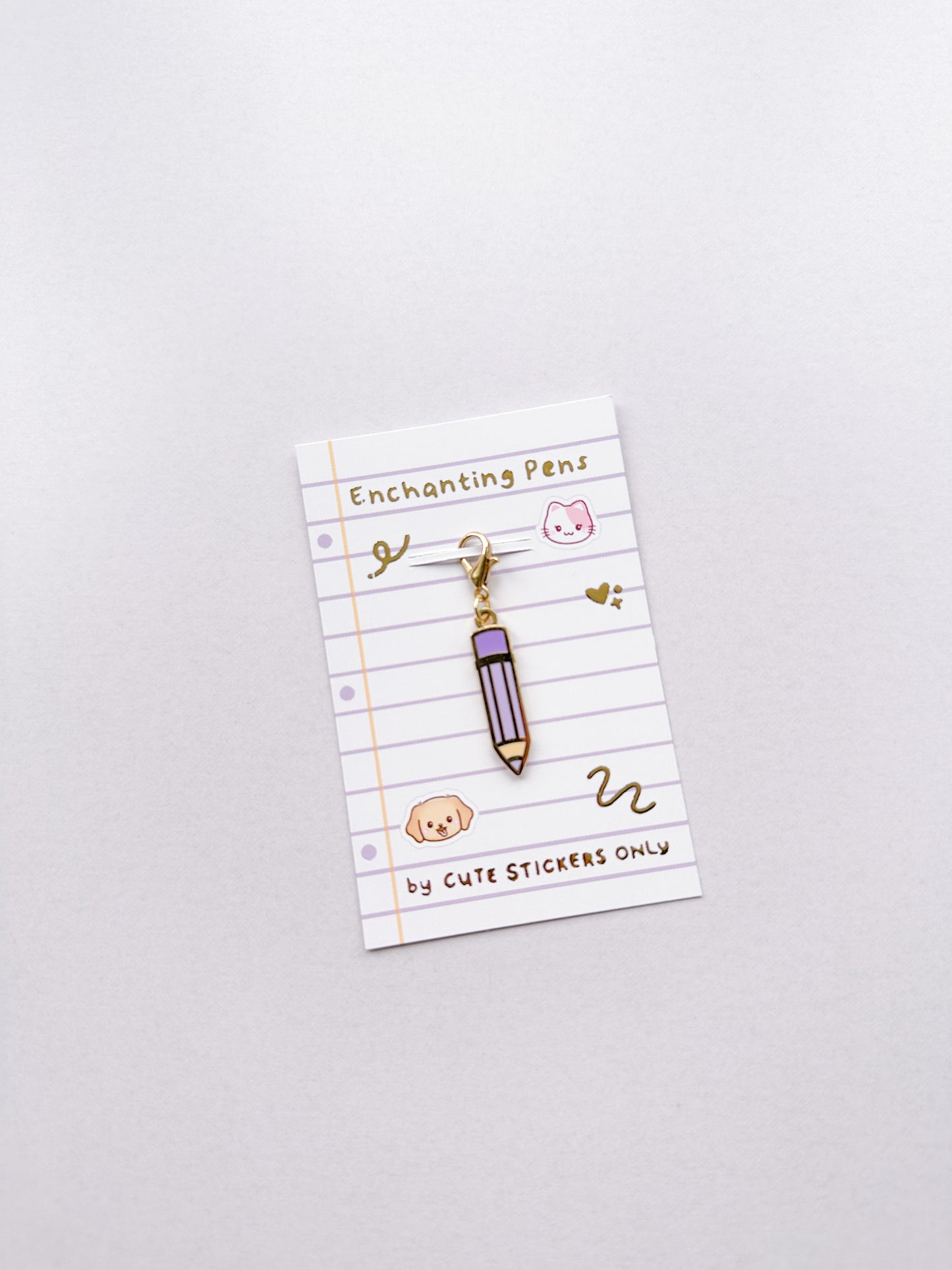Enchanting Pens Enamel Charms