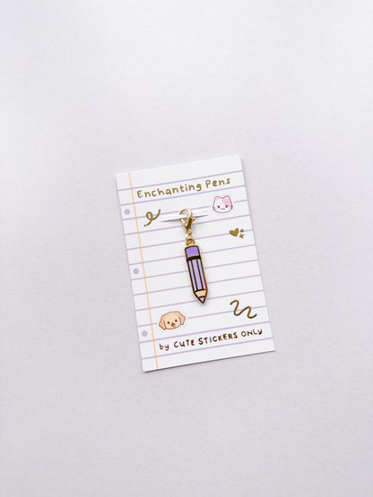 Enchanting Pens Enamel Charms