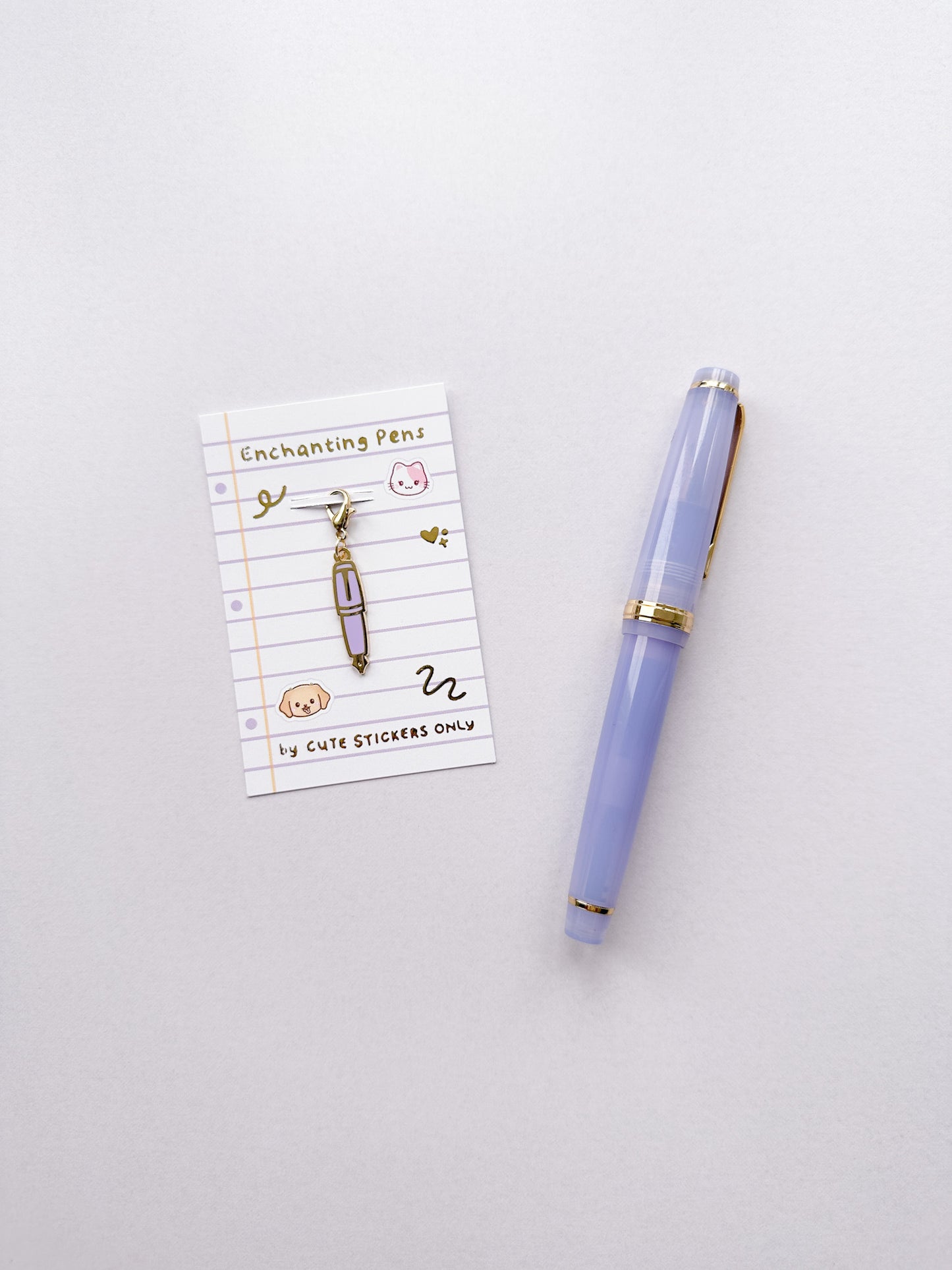 Enchanting Pens Enamel Charms