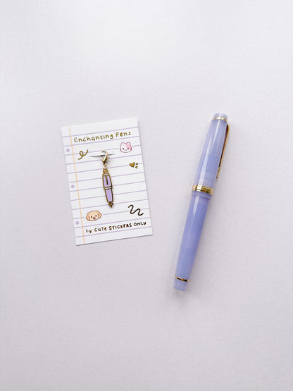 Enchanting Pens Enamel Charms