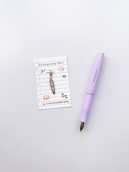 Enchanting Pens Enamel Charms