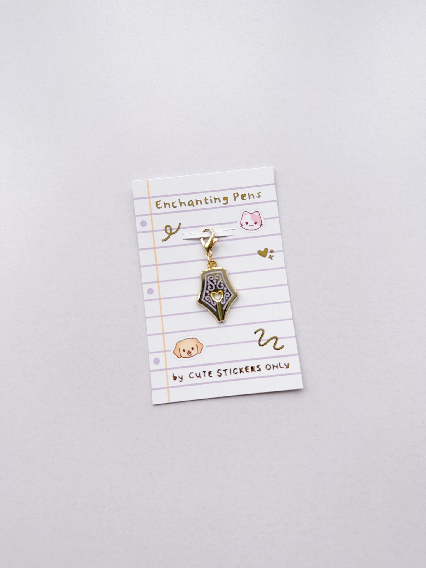 Enchanting Pens Enamel Charms