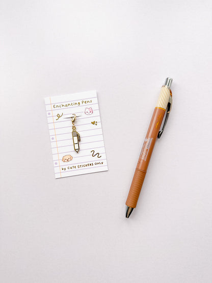 Enchanting Pens Enamel Charms