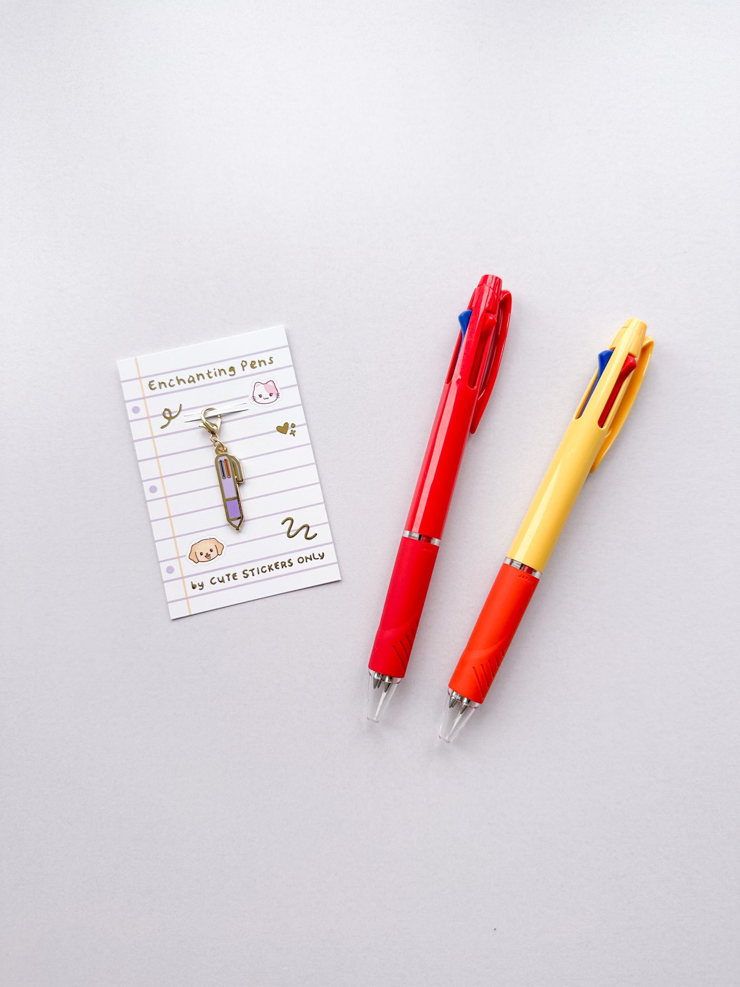 Enchanting Pens Enamel Charms