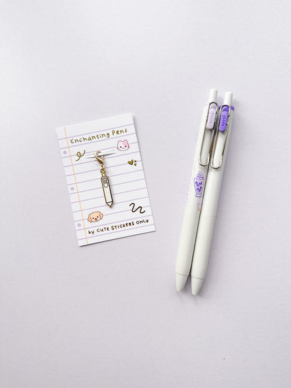 Enchanting Pens Enamel Charms