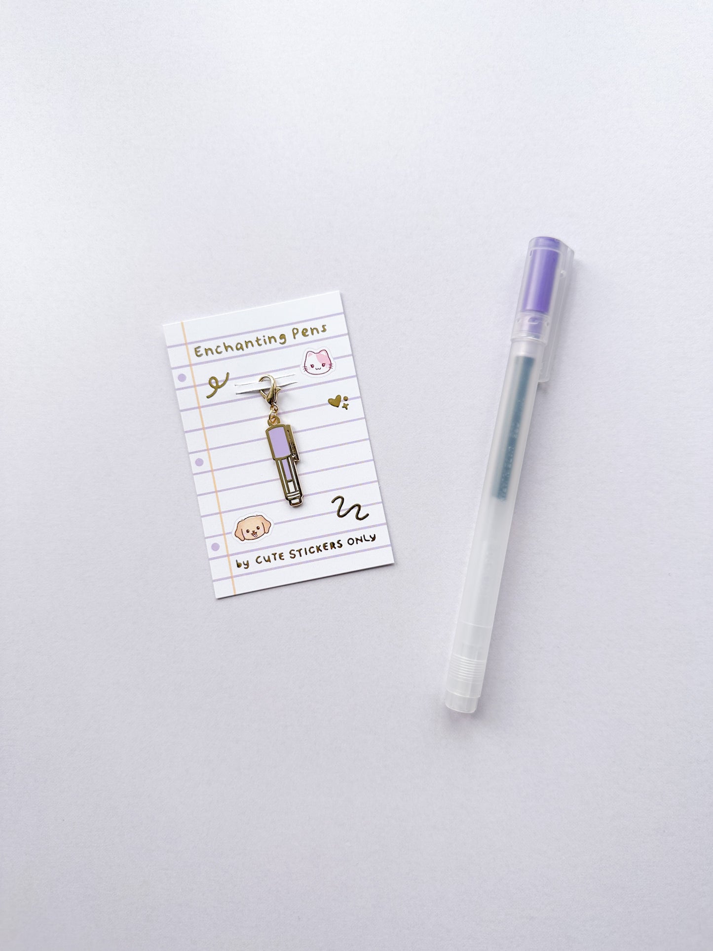 Enchanting Pens Enamel Charms