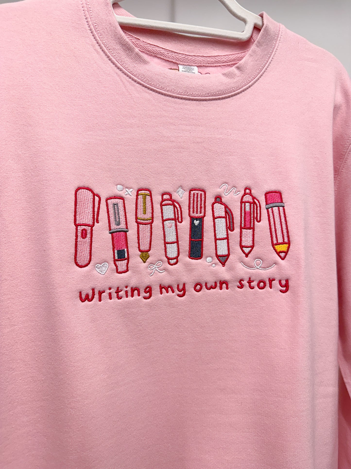 Writing my own story - Embroidered Sweatshirts