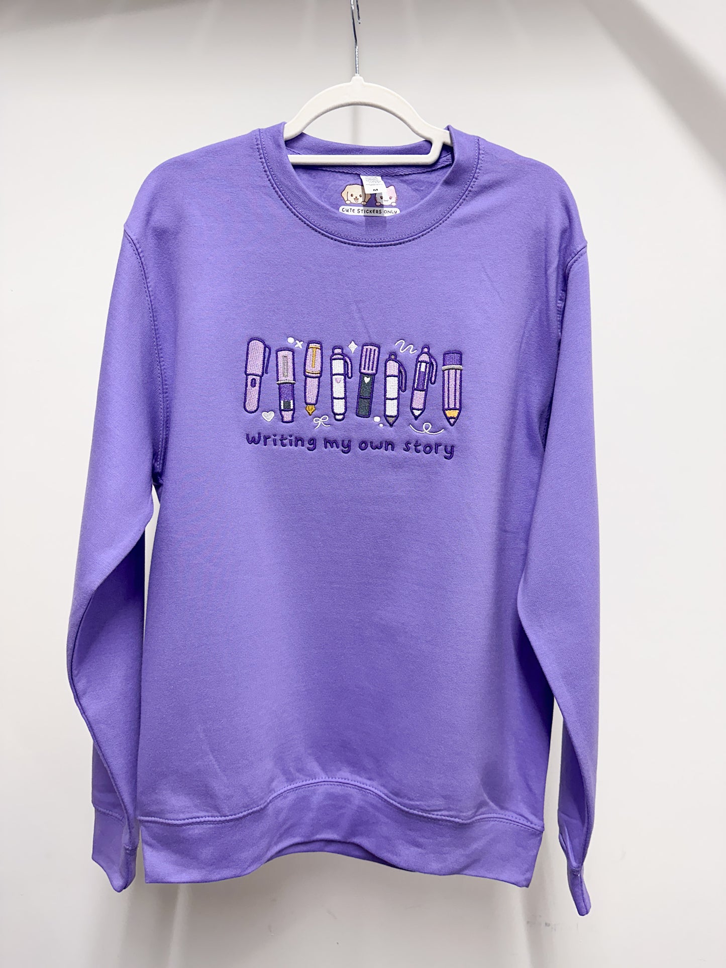 Writing my own story - Embroidered Sweatshirts