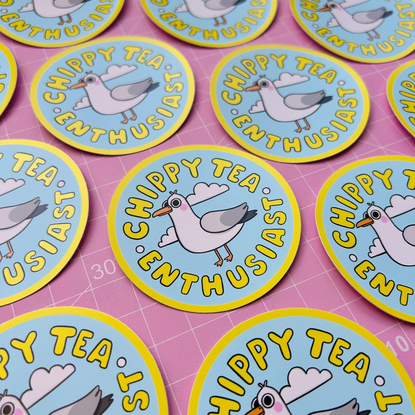 [LIMITED] Chippy Tea Enthusiast Vinyl Sticker
