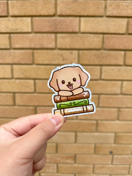 Joey & Cake Cosy Books Glitter Die Cut Stickers