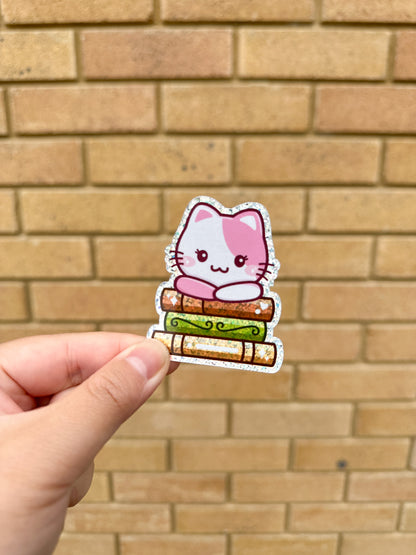 Joey & Cake Cosy Books Glitter Die Cut Stickers