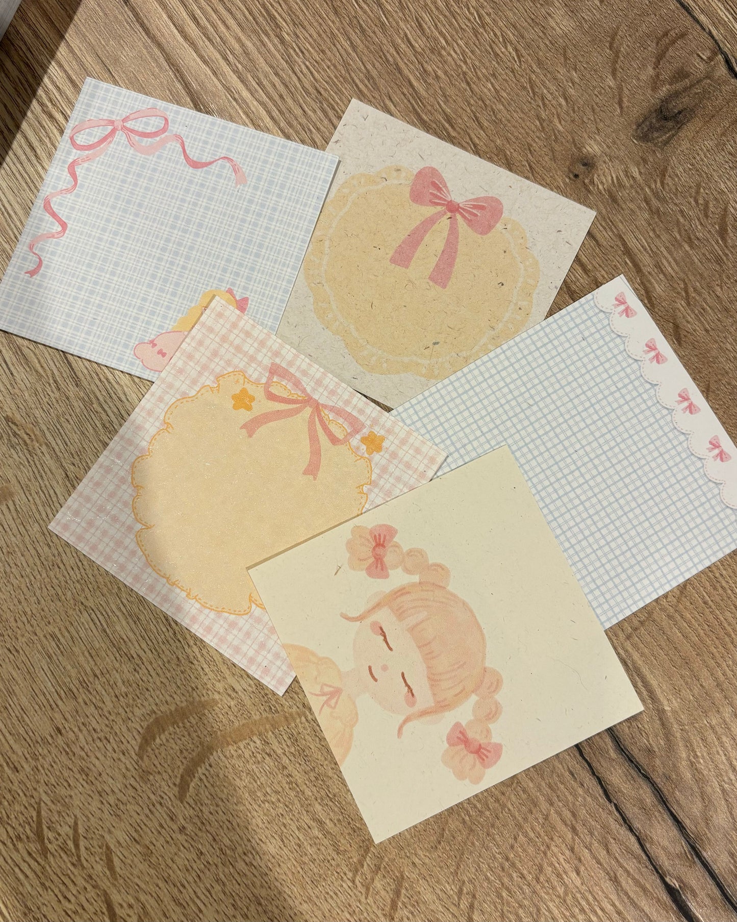 Ribbons Mixed Note Paper Set (5 Designs)