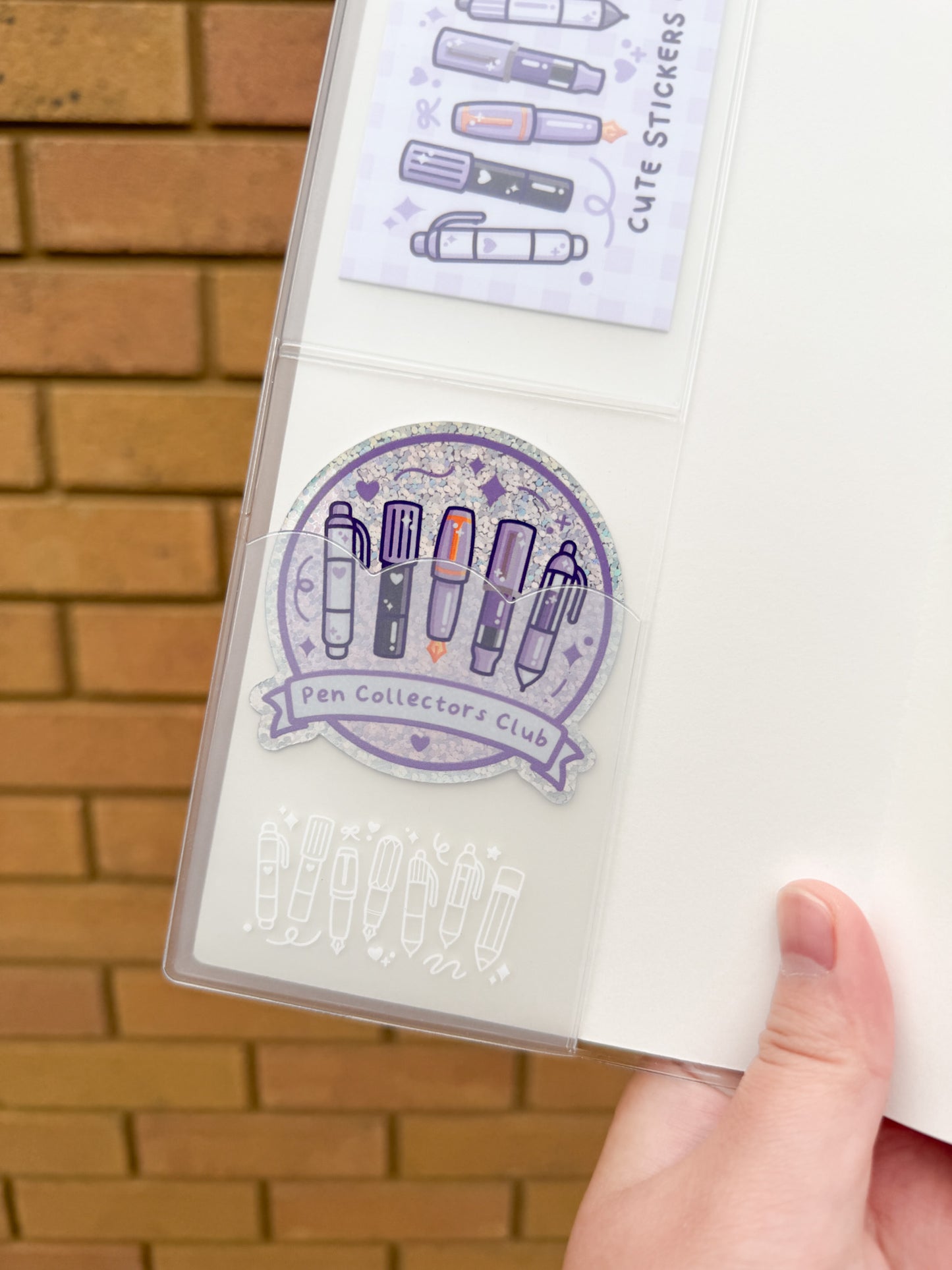 Standard TN (N1) Clear Cover - Pen Collectors Club with Pockets