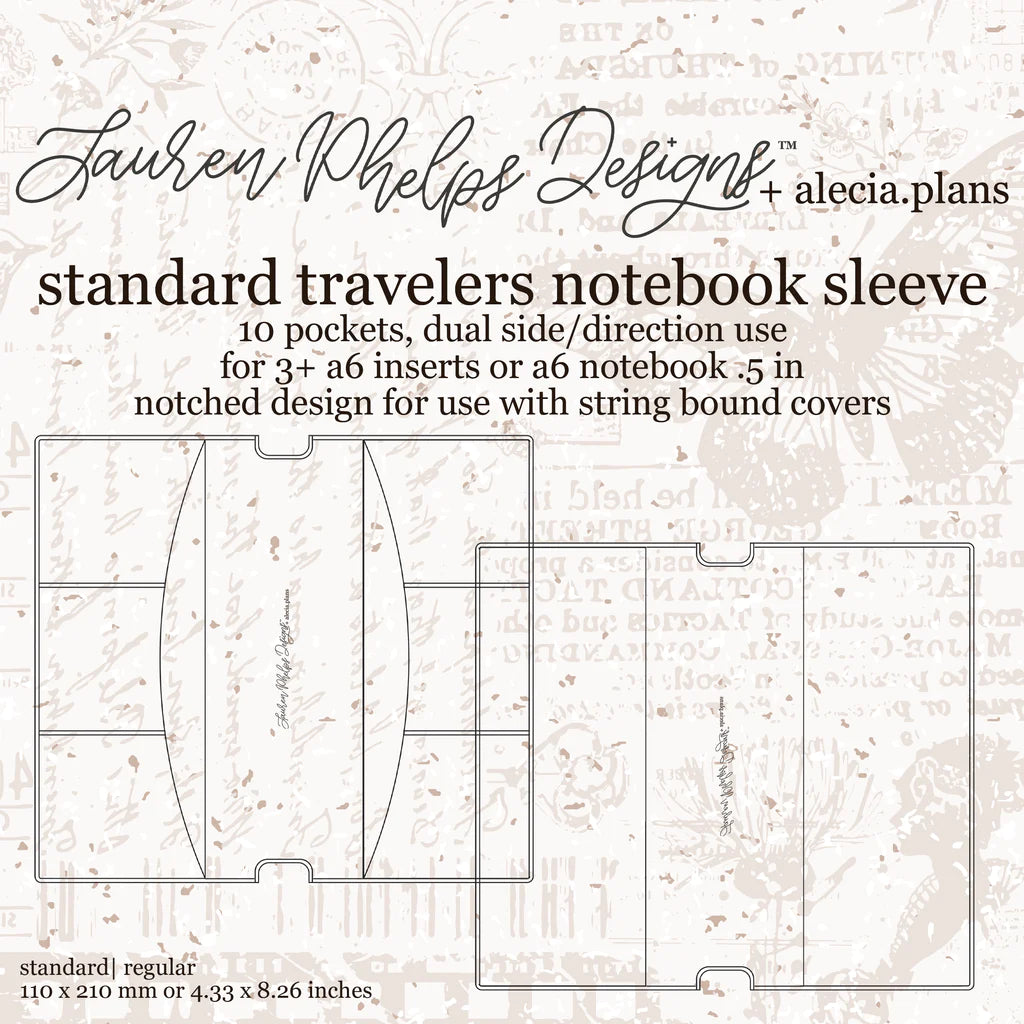 Clear Vinyl Travelers Notebook Sleeve