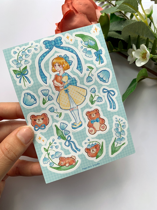 Lily of the Beary Sticker Sheet