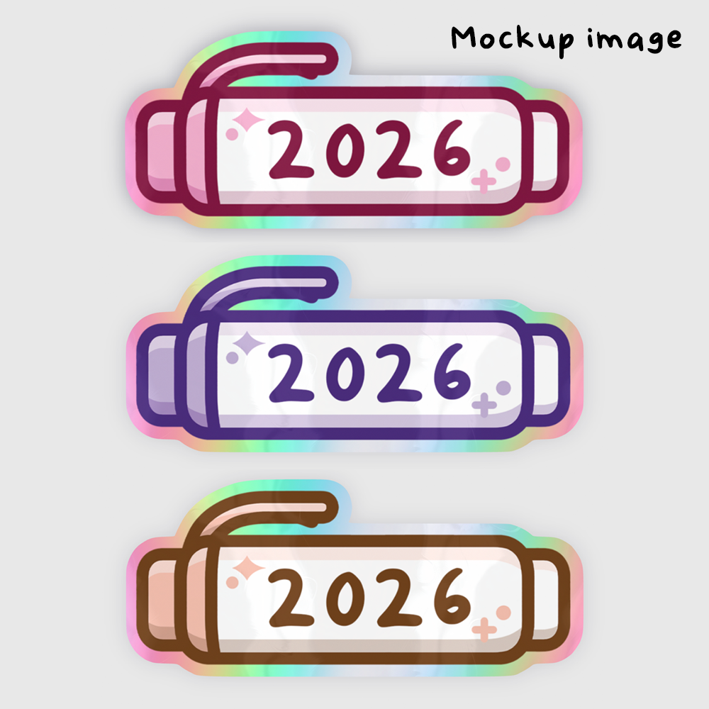[PRE-ORDER] 2026 Premium Holographic Die Cut Stickers