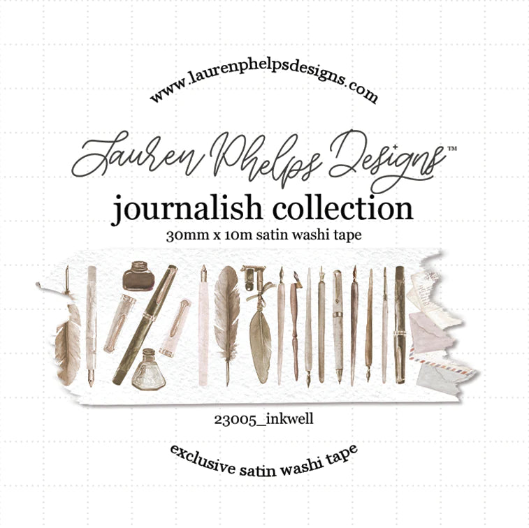 Journalish Collection Inkwell Washi 30mm