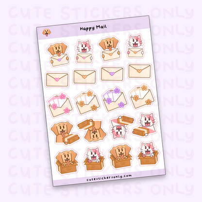 Happy Mail - Joey and Cake Sticker Sheets