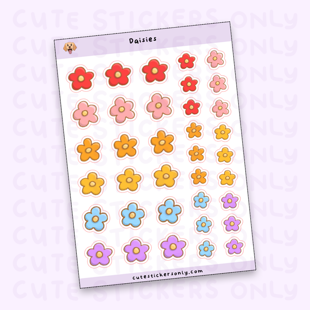 Daisies - Deco Sticker Sheets