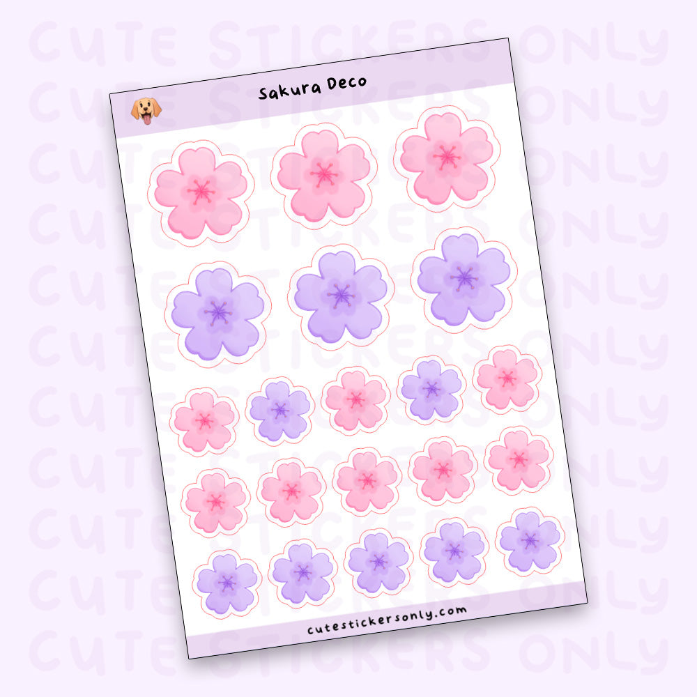 Sakura - Deco Sticker Sheet
