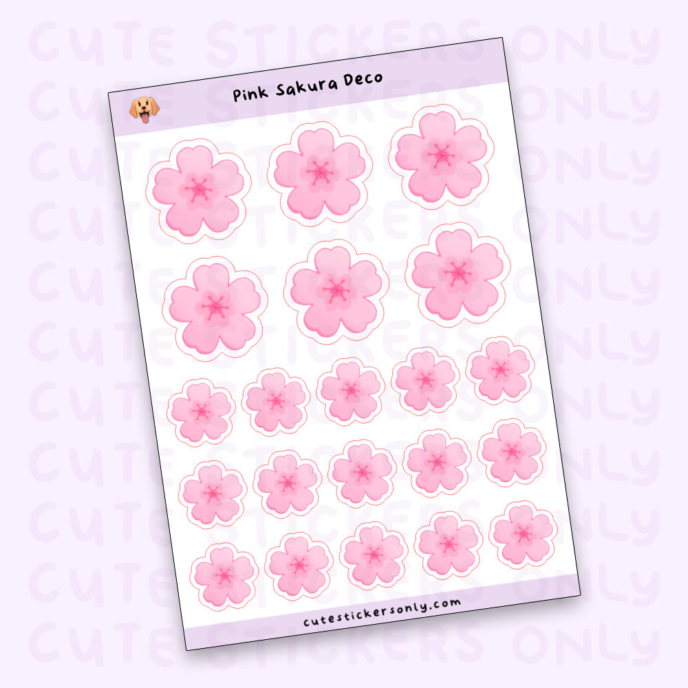 Sakura - Deco Sticker Sheet