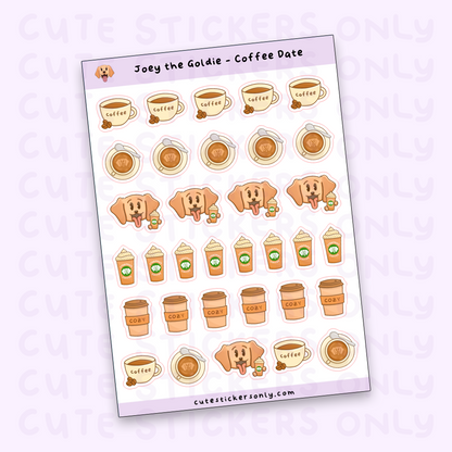 Coffee Date - Joey and Cake Sticker Sheets