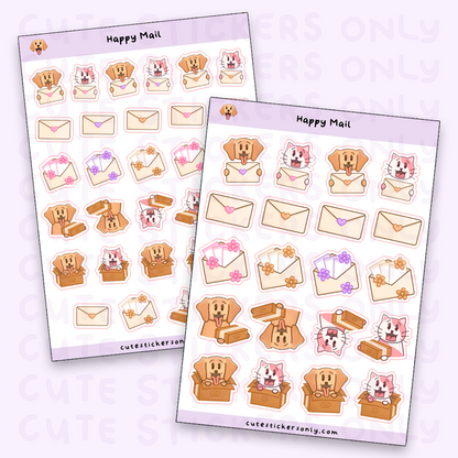 Happy Mail - Joey and Cake Sticker Sheets