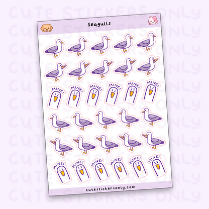 Seagulls - Sticker Sheet