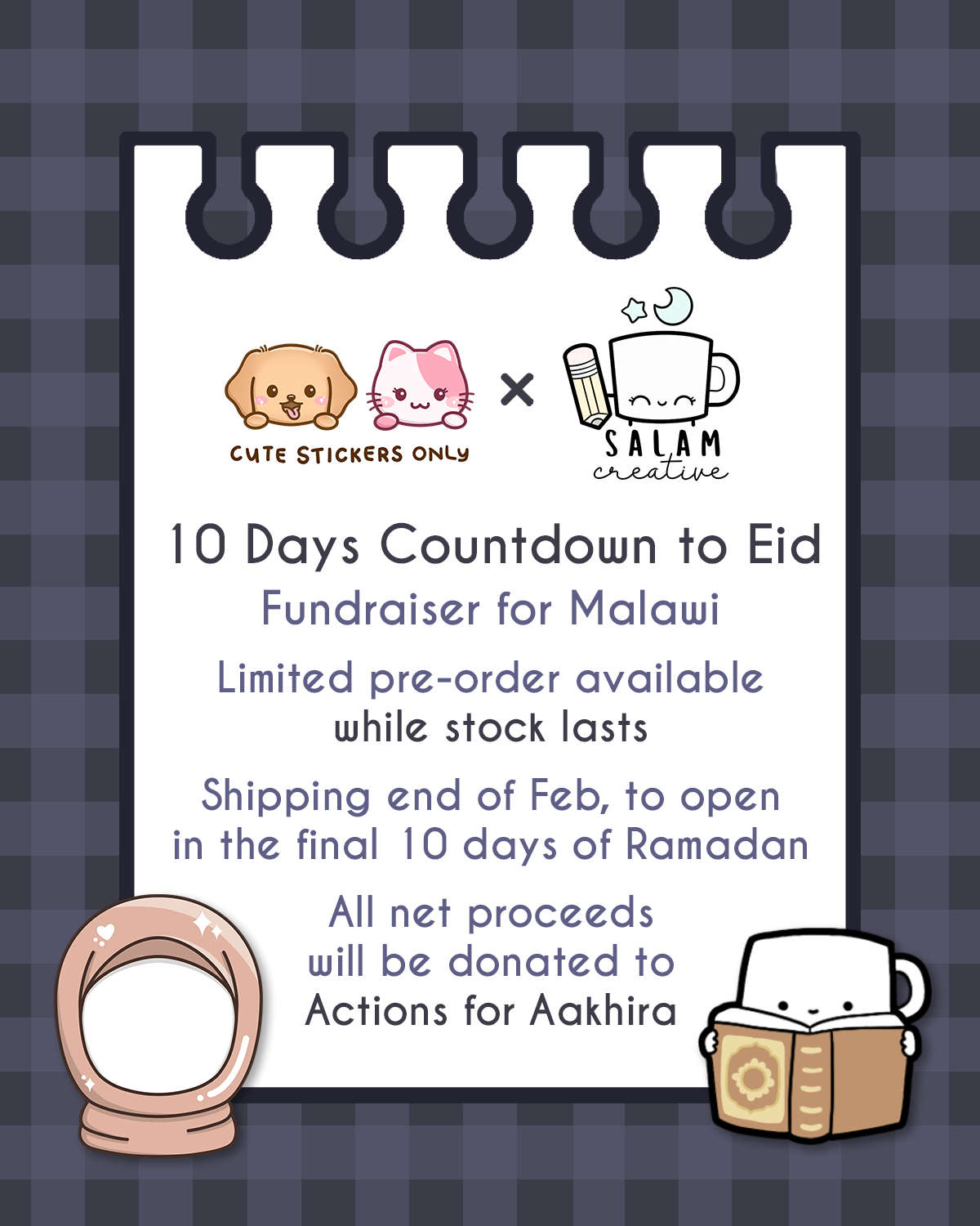 [LIMITED STOCK] 10 Days Countdown to Eid 2026 - Fundraiser for Malawi