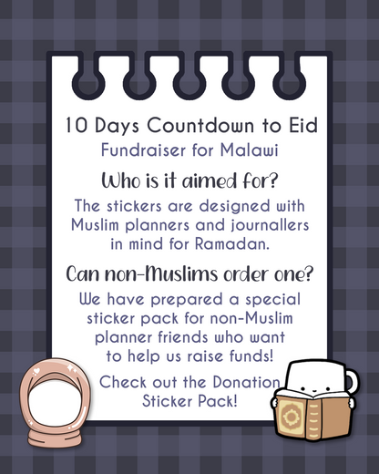 [PRE-ORDER] 10 Days Countdown to Eid 2026 - Fundraiser for Malawi