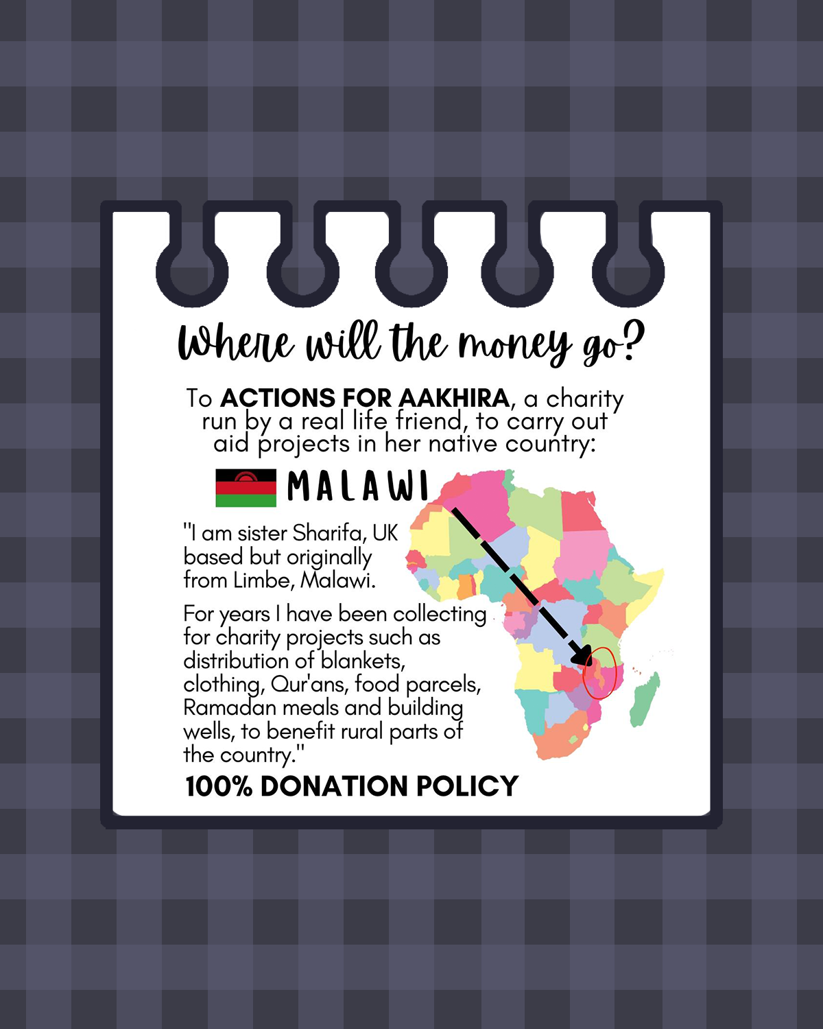 [PRE-ORDER] 10 Days Countdown to Eid 2026 - Fundraiser for Malawi