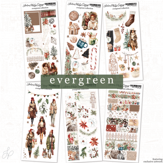 Evergreen Collection Sticker Sheets